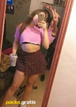 Minita Estudiante Rubia + Full Pack 11